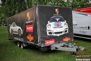 Rallye Český Krumlov: Čtvrtek v areálu výstaviště v Českých Budějovicích